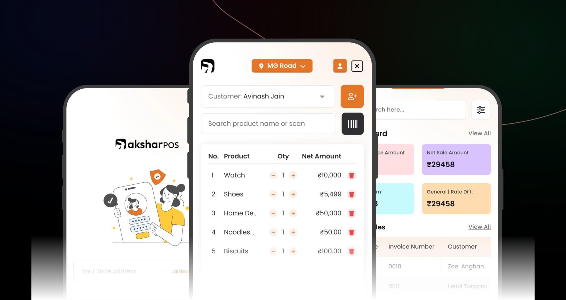 Akshar POS Interface